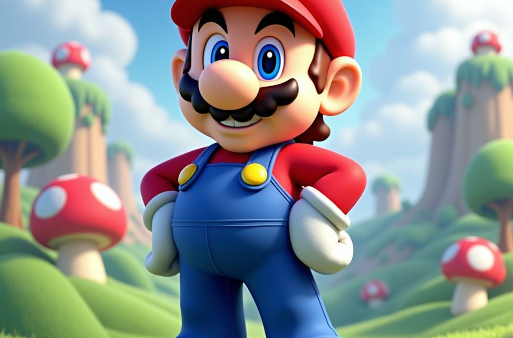 ¿Qué personaje de videojuegos es conocido por llevar siempre un gorro rojo?
