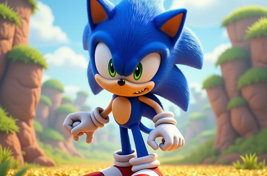 ¿Qué personaje de videojuegos es conocido por recolectar anillos dorados?